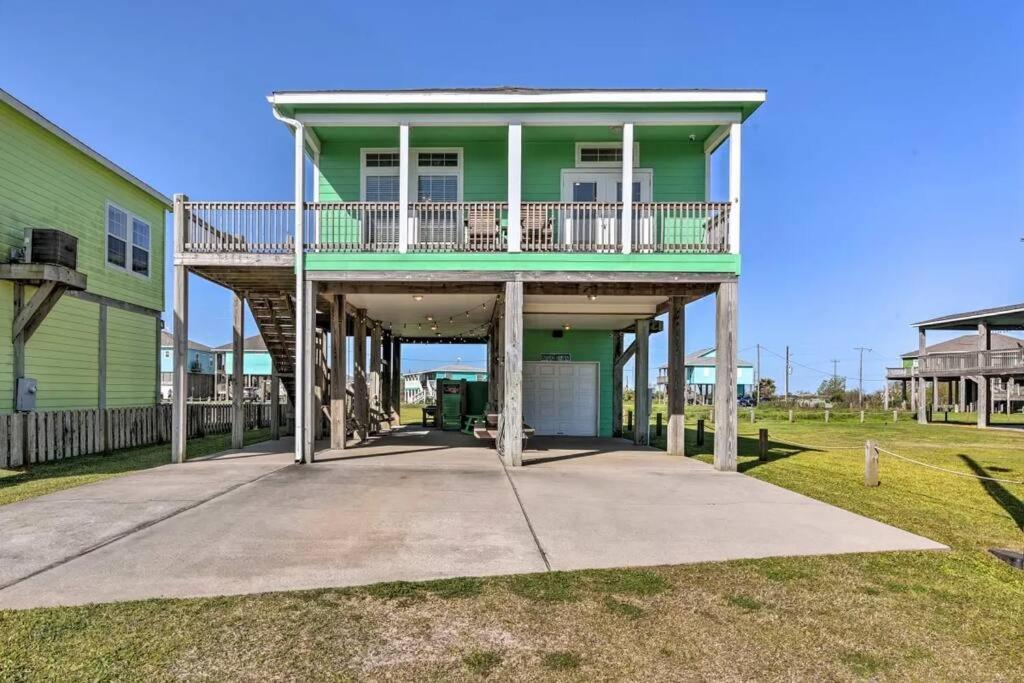 Coastal Heaven - Crystal Beach Relaxing Beach Home Bolivar Peninsula Exterior photo