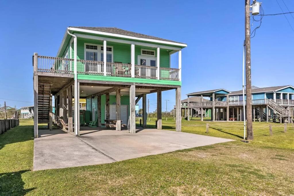 Coastal Heaven - Crystal Beach Relaxing Beach Home Bolivar Peninsula Exterior photo